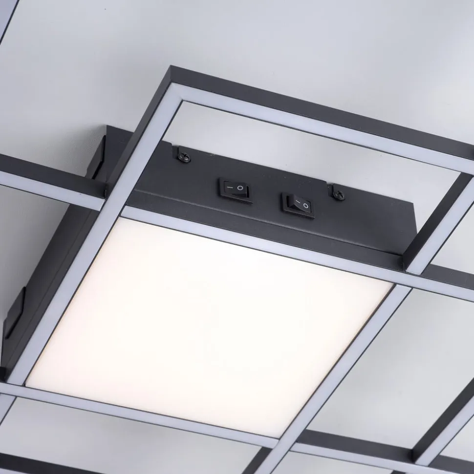 Paul Neuhaus Q-ASMIN LED plafondlamp, 80 x 80 cm