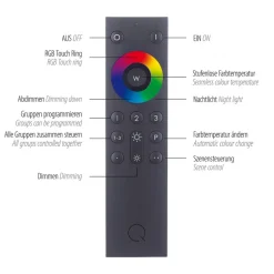 Paul Neuhaus Q-ASMIN LED plafondlamp, 80 x 80 cm