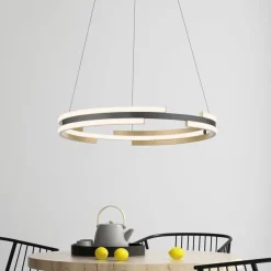 Paul Neuhaus Q-Beluga LED hanglamp, messing