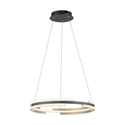 Paul Neuhaus Q-Beluga LED hanglamp, messing