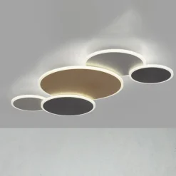 Paul Neuhaus Q-Piato LED plafondlamp 5-lamps