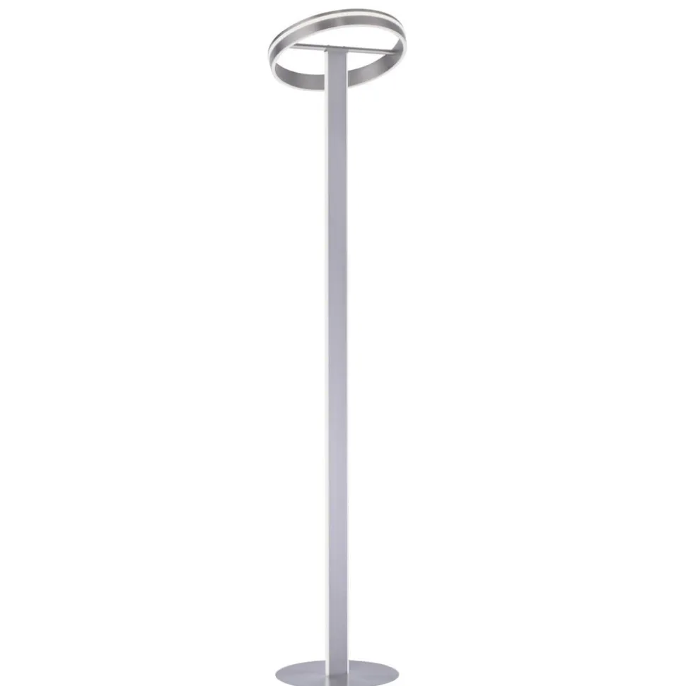 Paul Neuhaus Q-Vito LED vloerlamp, recht met ring