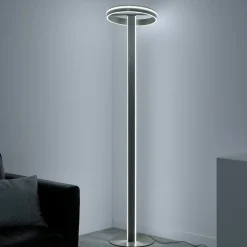 Paul Neuhaus Q-Vito LED vloerlamp, recht met ring