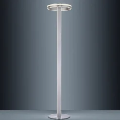 Paul Neuhaus Q-Vito LED vloerlamp, recht met ring