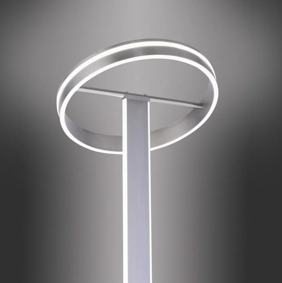 Paul Neuhaus Q-Vito LED vloerlamp, recht met ring