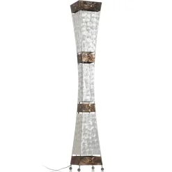 Paul Neuhaus vloerlamp Abuja, parelmoer, 150cm, 3-lamps, E27