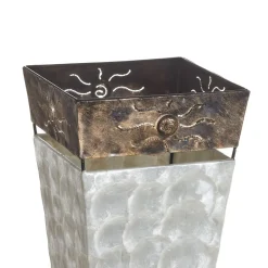 Paul Neuhaus vloerlamp Abuja, parelmoer, 150cm, 3-lamps, E27