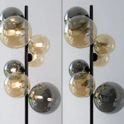 Paul Neuhaus vloerlamp Popsicle, glas, 155 cm hoog, G9