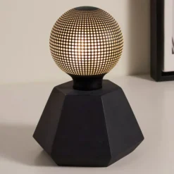 Pauleen Black Flare sfeerlamp beton zwart