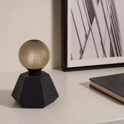 Pauleen Black Flare sfeerlamp beton zwart