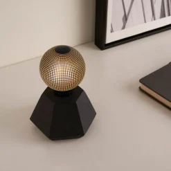 Pauleen Black Flare sfeerlamp beton zwart