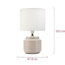 Pauleen Bright Soul tafellamp met keramische voet