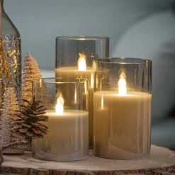 Pauleen Classy Smokey Candle LED kaars 3 per set