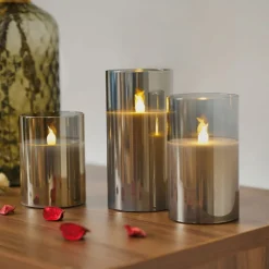 Pauleen Classy Smokey Candle LED kaars 3 per set