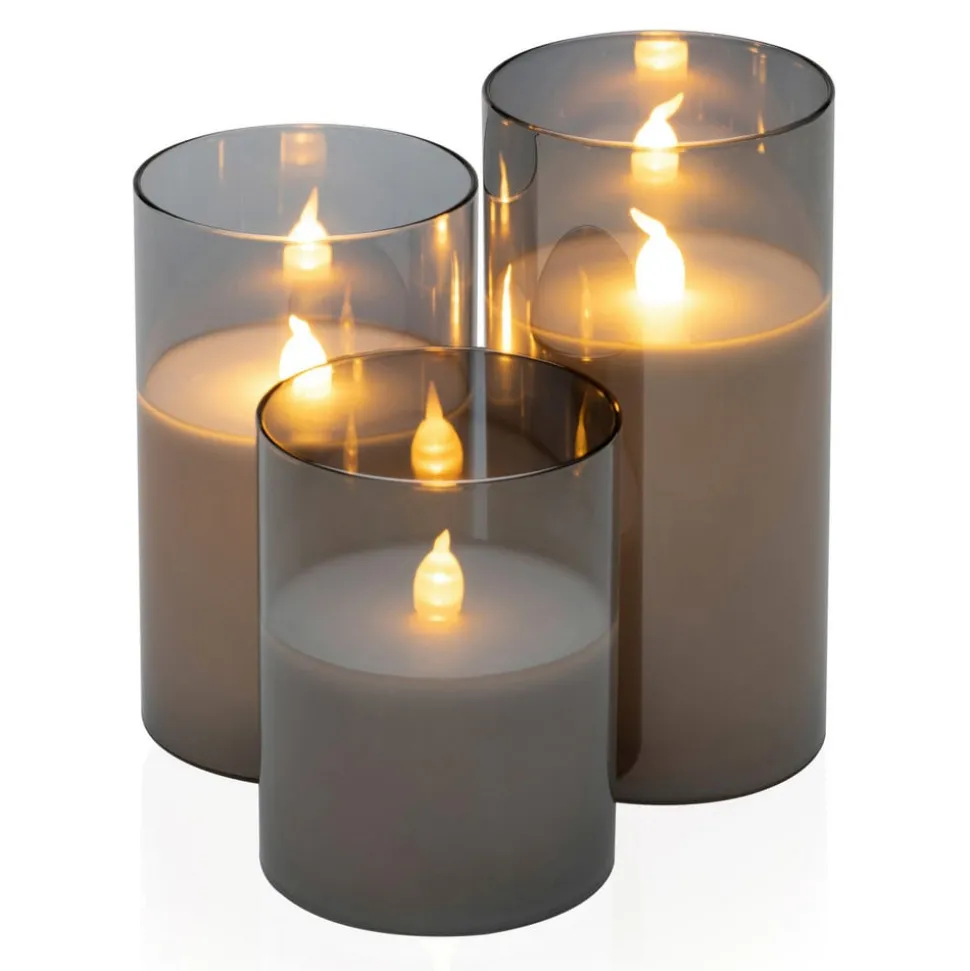 Pauleen Classy Smokey Candle LED kaars 3 per set