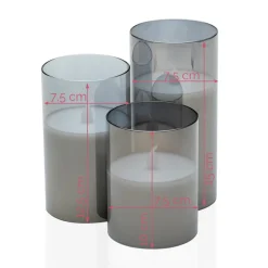 Pauleen Classy Smokey Candle LED kaars 3 per set