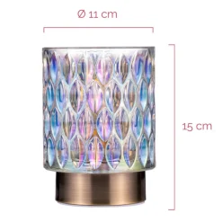 Pauleen Clear Glamour decoratielamp glas batterij