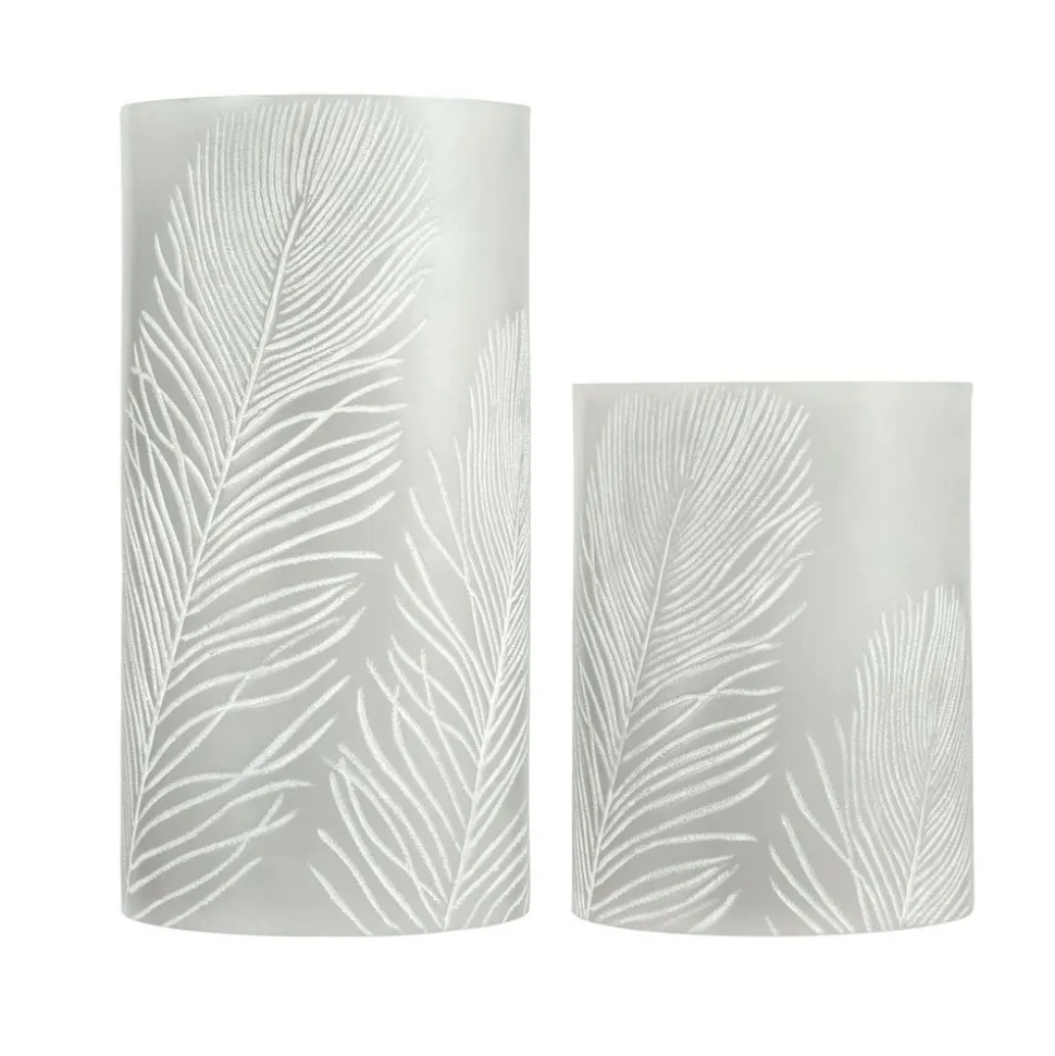 Pauleen Cosy Feather Candle LED kaars Set van 2