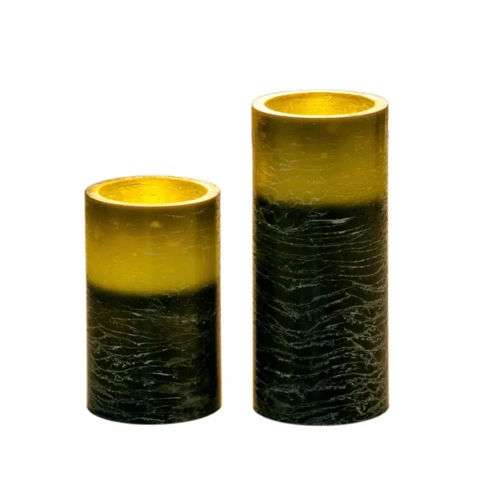 Pauleen Cosy Shine Candle waskaars, 2 stuks, groen