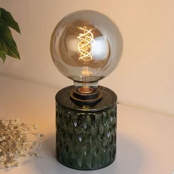 Pauleen Crystal Magic tafellamp van groene glas