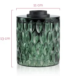 Pauleen Crystal Magic tafellamp van groene glas