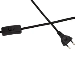 Pauleen Crystal Velvet tafellamp met glazen voet