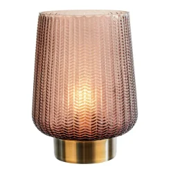 Pauleen Fancy Glamour E27 LED batterij taupe/mess.