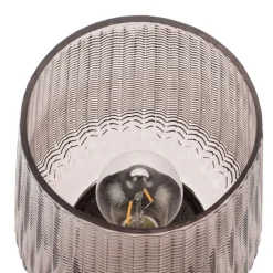 Pauleen Fancy Glamour E27 LED batterij taupe/mess.