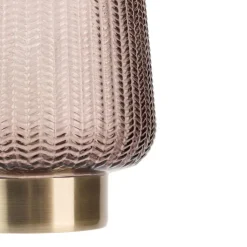 Pauleen Fancy Glamour E27 LED batterij taupe/mess.