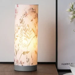 Pauleen Flowery Romance tafellamp van linnen