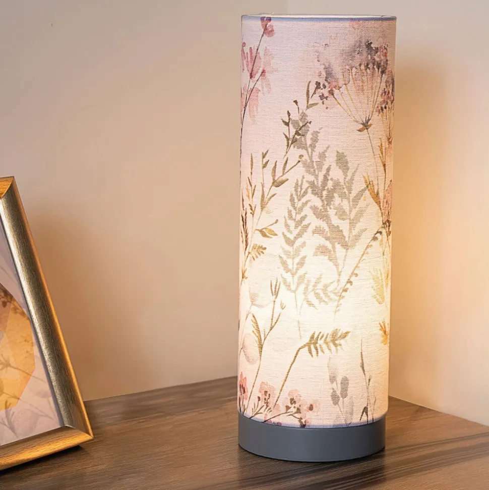 Pauleen Flowery Romance tafellamp van linnen