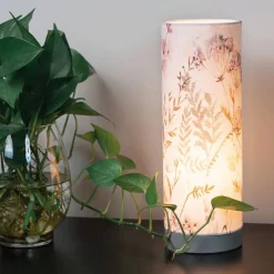 Pauleen Flowery Romance tafellamp van linnen