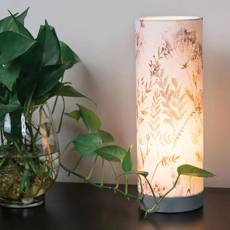 Pauleen Flowery Romance tafellamp van linnen