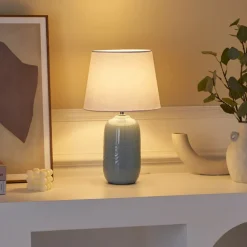 Pauleen Glowing Hug tafellamp, wit/grijsblauw