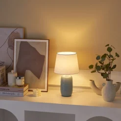 Pauleen Glowing Hug tafellamp, wit/grijsblauw