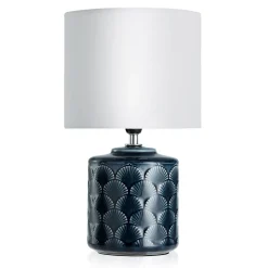 Pauleen Glowing Midnight tafellamp wit/blauw