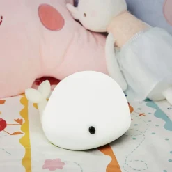 Pauleen Good Night Whale nachtlampje, kleurverand.