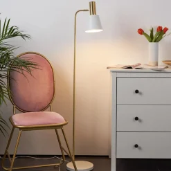 Pauleen Grand Elegance vloerlamp, wit