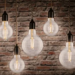 Pauleen LED filament lamp G125 E27 9 W helder 2.700 K