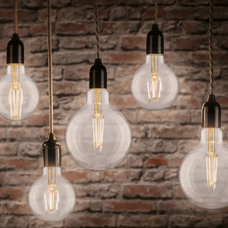 Pauleen LED filament lamp G125 E27 9 W helder 2.700 K