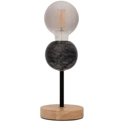 Pauleen Marble Dream tafellamp met houten voet