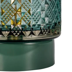 Pauleen Modern Glamour E14-LED turkoois metaalvoet