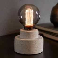 Pauleen Noble Flare sfeerlamp beton grijs