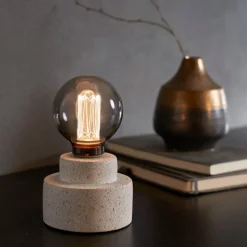 Pauleen Noble Flare sfeerlamp beton grijs