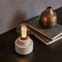 Pauleen Noble Flare sfeerlamp beton grijs