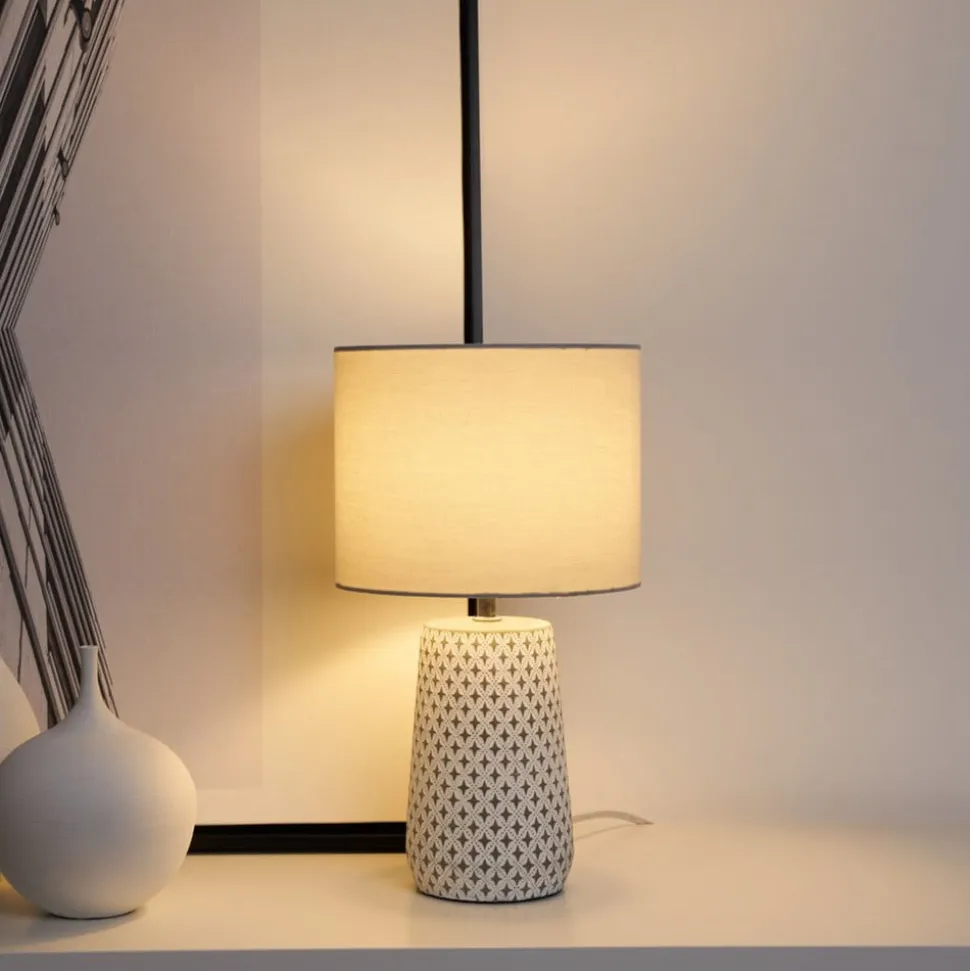 Pauleen Pretty Purity tafellamp met betonvoet