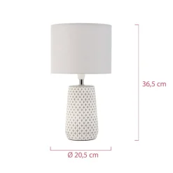 Pauleen Pretty Purity tafellamp met betonvoet