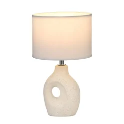 Pauleen Pure Crush tafellamp, wit/beige