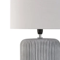 Pauleen Pure Shine keramische voet en stoffen kap