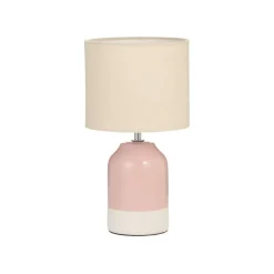 Pauleen Sandy Glow tafellamp, crème/roze